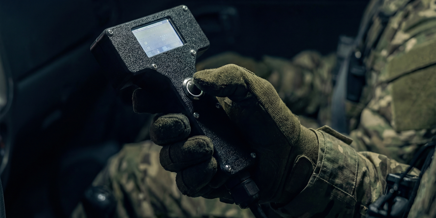 Testing our devices at a military training ground